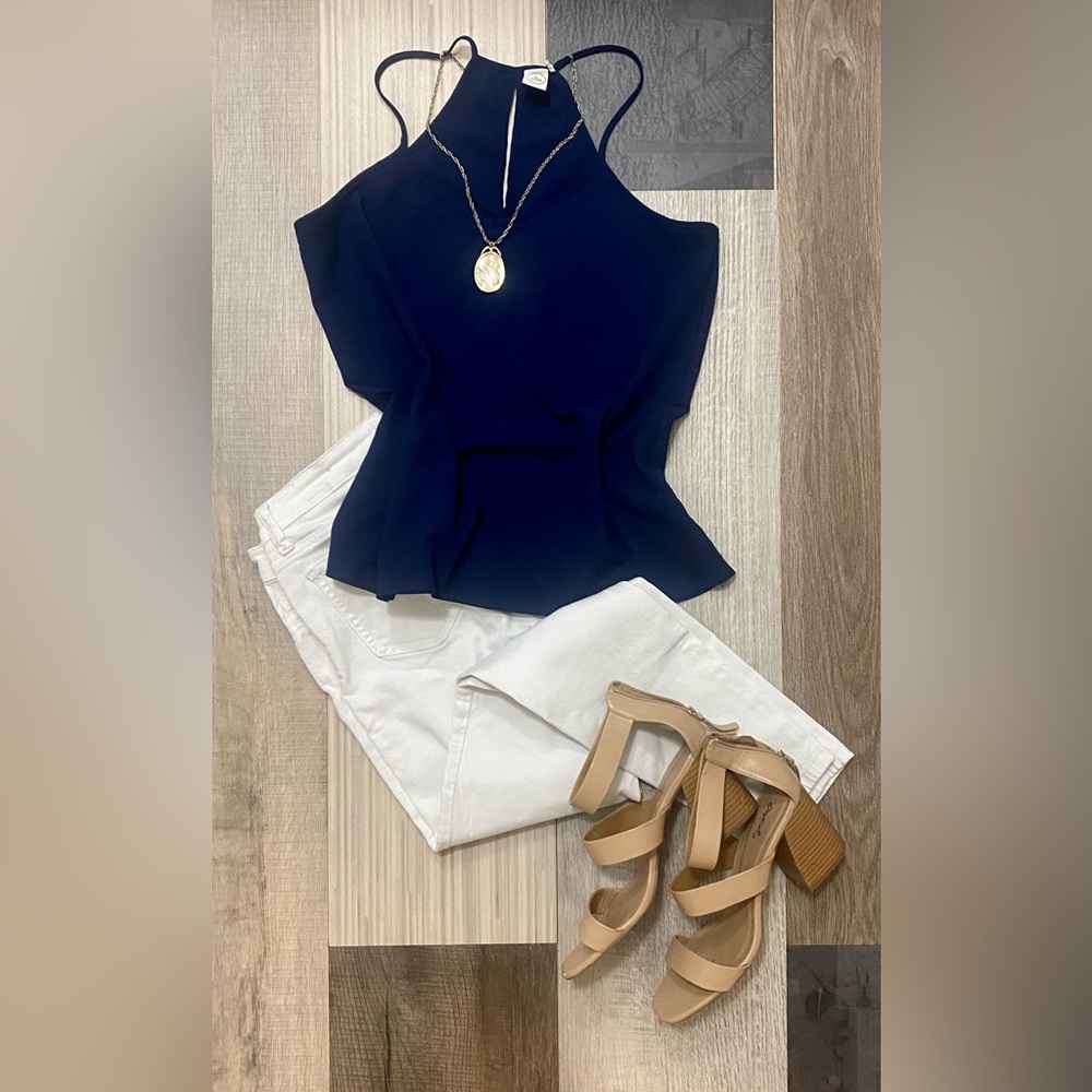 Navy tank top